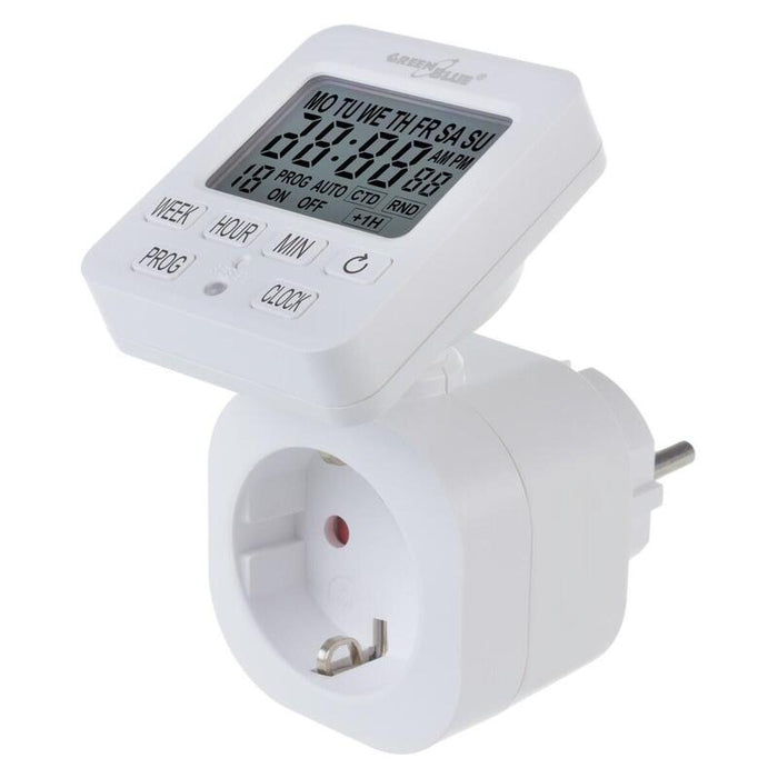 Digital Timer Gb605 E   Greenblue 16a Ip20