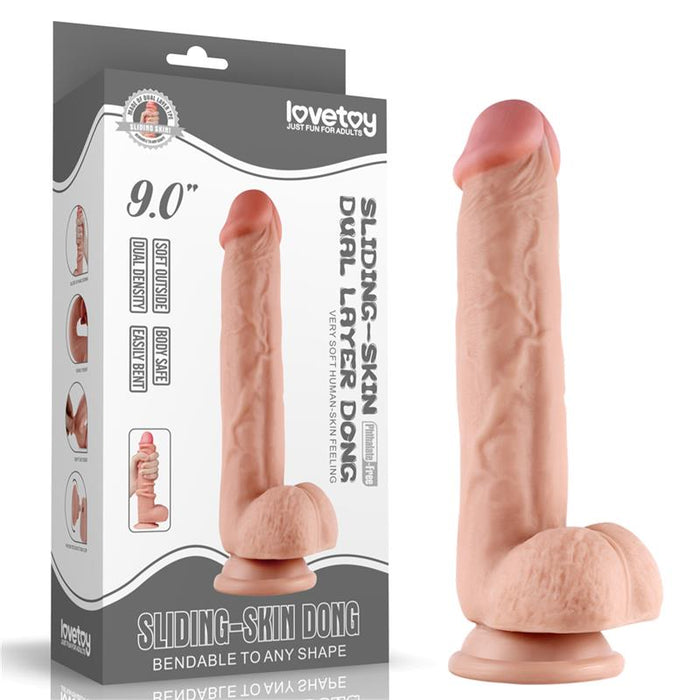 Dildo Sliding 9.5 Natural