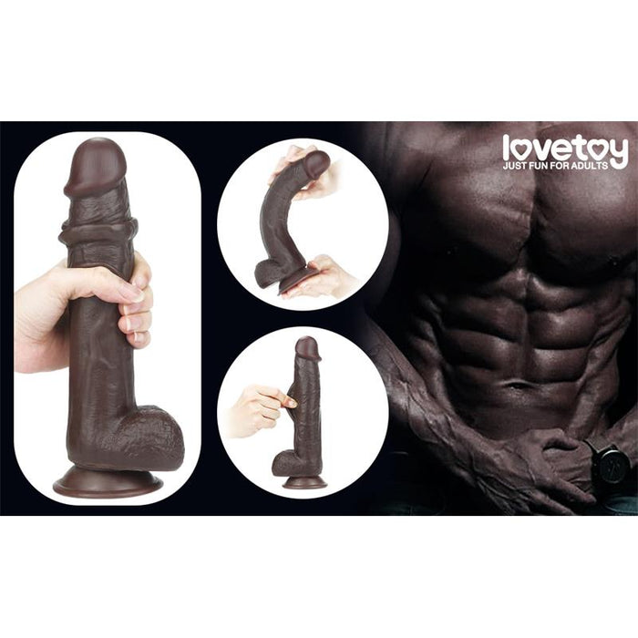 Dildo Sliding 9.5 Negro
