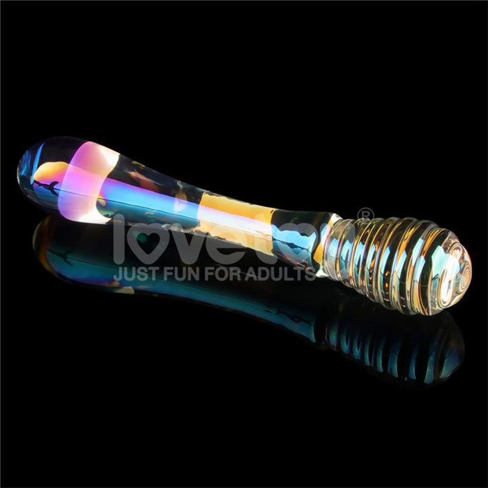 Dildo De Cristal Que Brilla En La Oscuridad Twilight Gleam Twin Pleasures