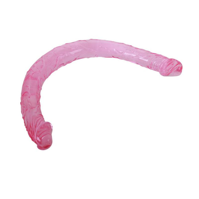 Dildo Doble Color Rosa 44 Cm