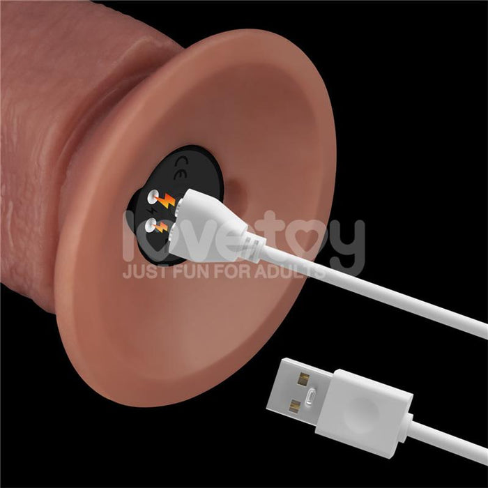 Dildo Dual Density Con Vibración 10.5