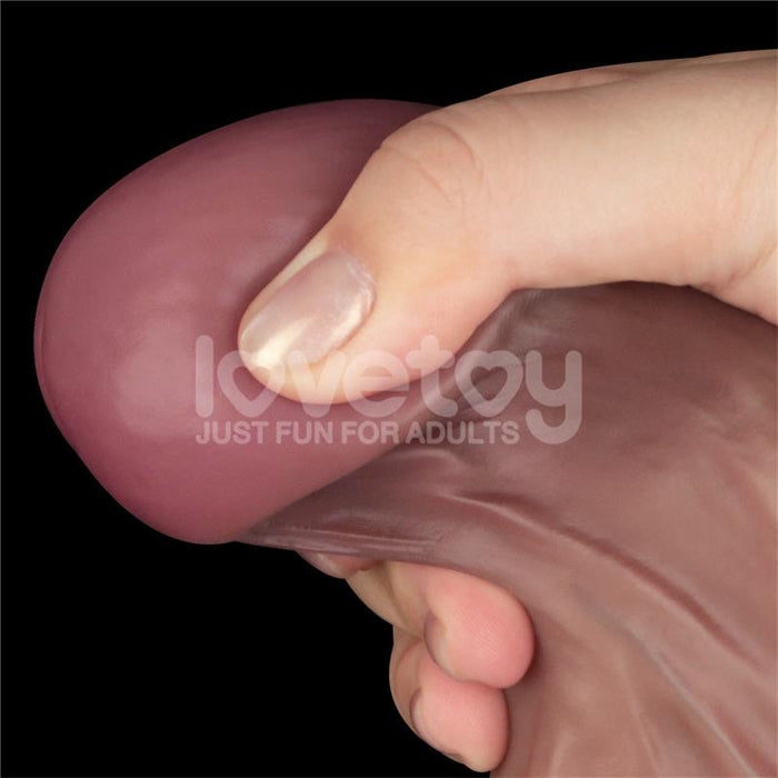 Dildo Dual Layer Articulable Xxl 14,5
