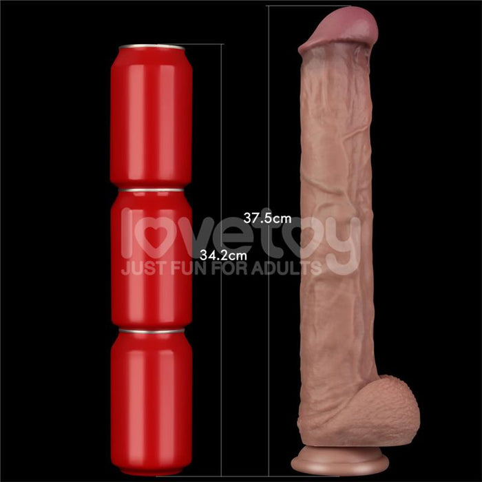 Dildo Dual Layer Articulable Xxl 14,5
