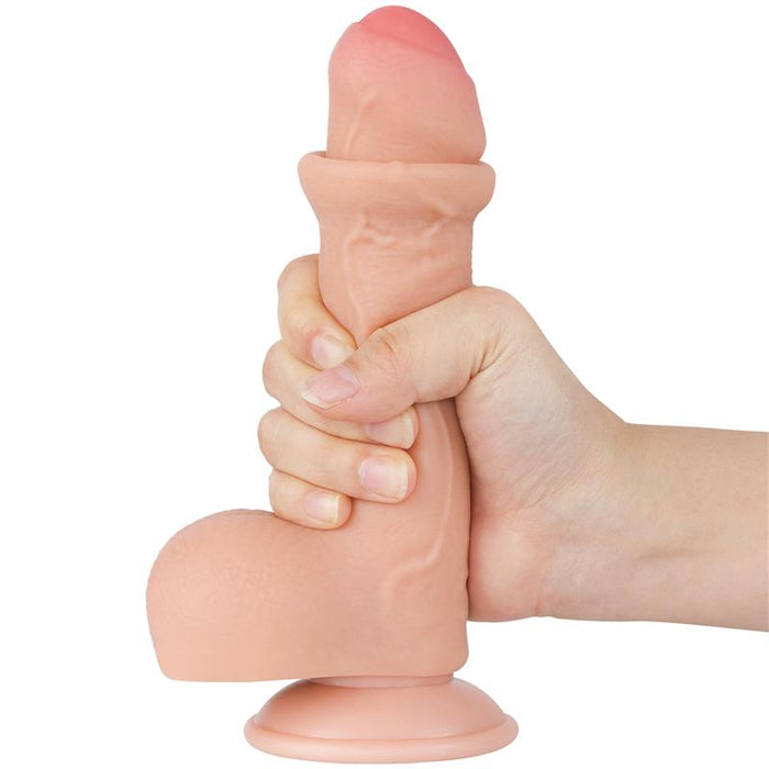 Dildo Dual Layer Piel Deslizante 7