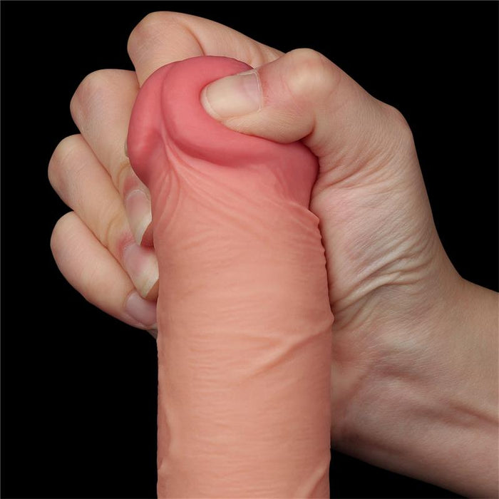Dildo Dual Layer Piel Deslizante 8