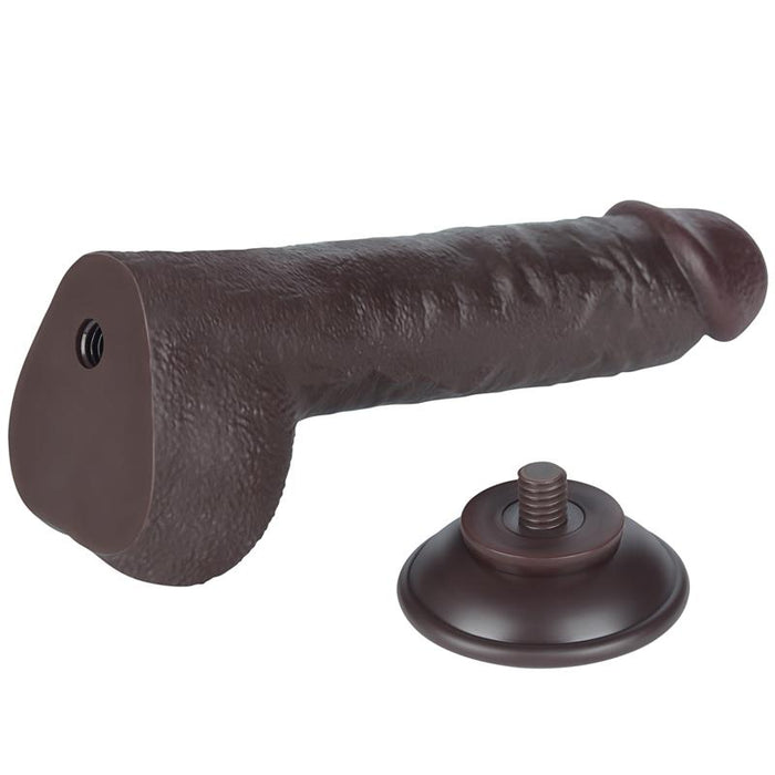 Dildo Dual Layer Piel Deslizante 9.5