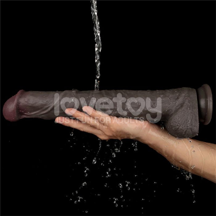 Dildo Dual Layered Articulable Xxl 14.5