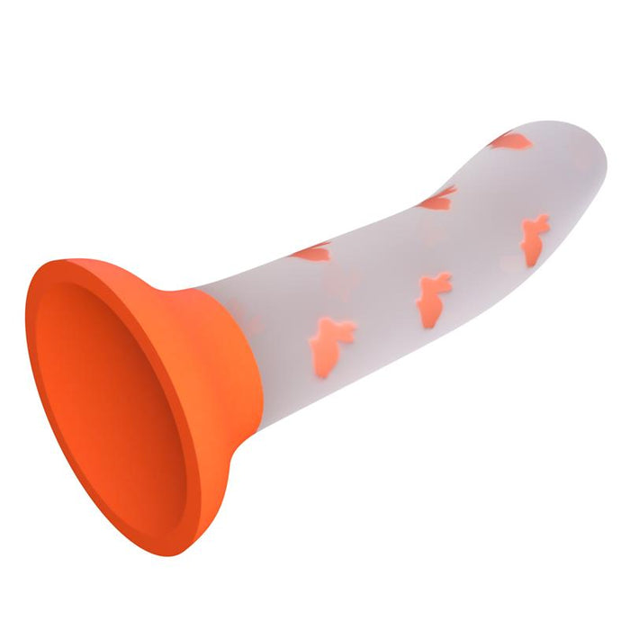 Pretty Love - Magical Nightfall Dildo Sin Vibración Luminoso Naranja
