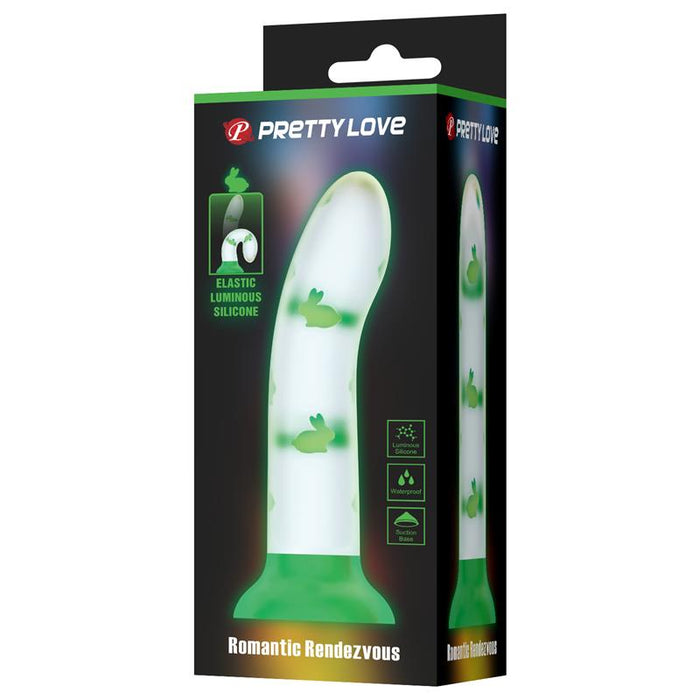 Pretty Love - Magical Nightfall Dildo Sin Vibración Luminoso Verde