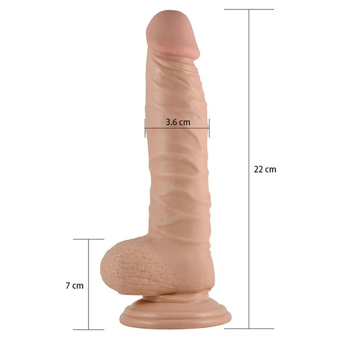 Dildo Real Extreme Realista 8.5 Natural