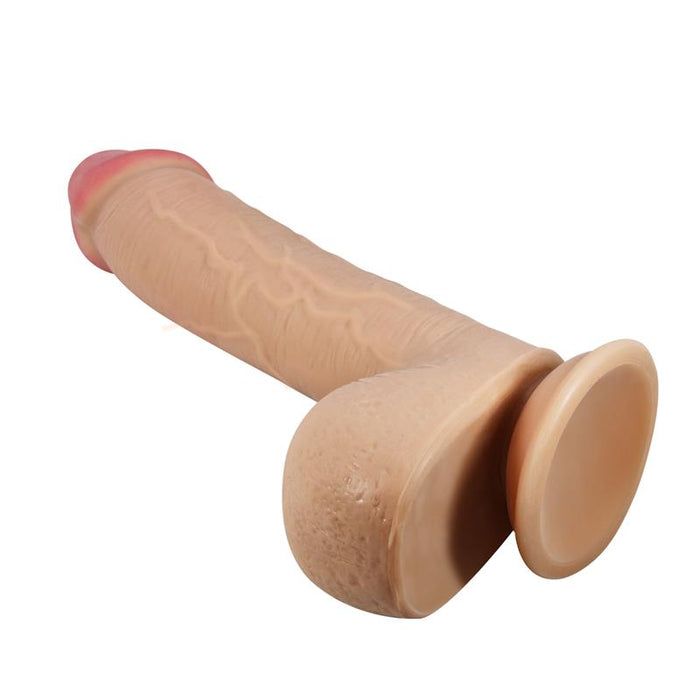 Pretty Love - Sliding Skin Series Dildo Realístico Con Ventosa Piel Deslizante Natural 23.4 Cm