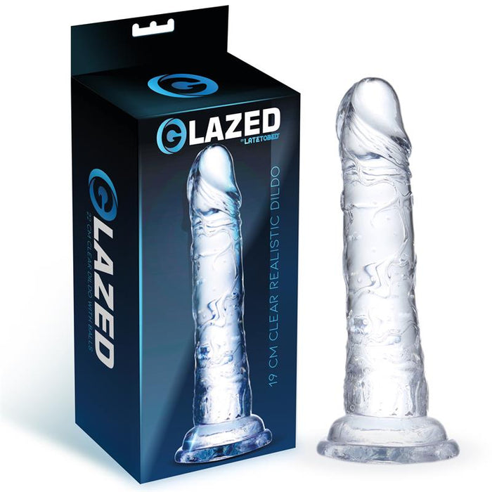 Dildo Realista Material Cristalino 19 Cm