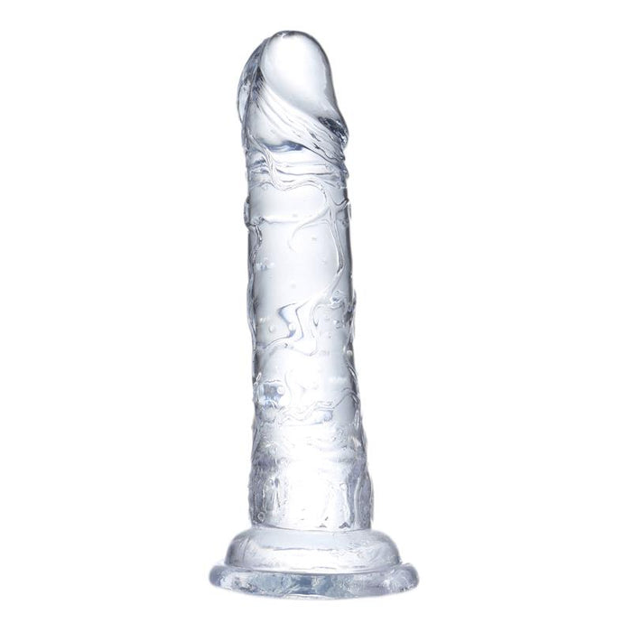Dildo Realista Material Cristalino 19 Cm