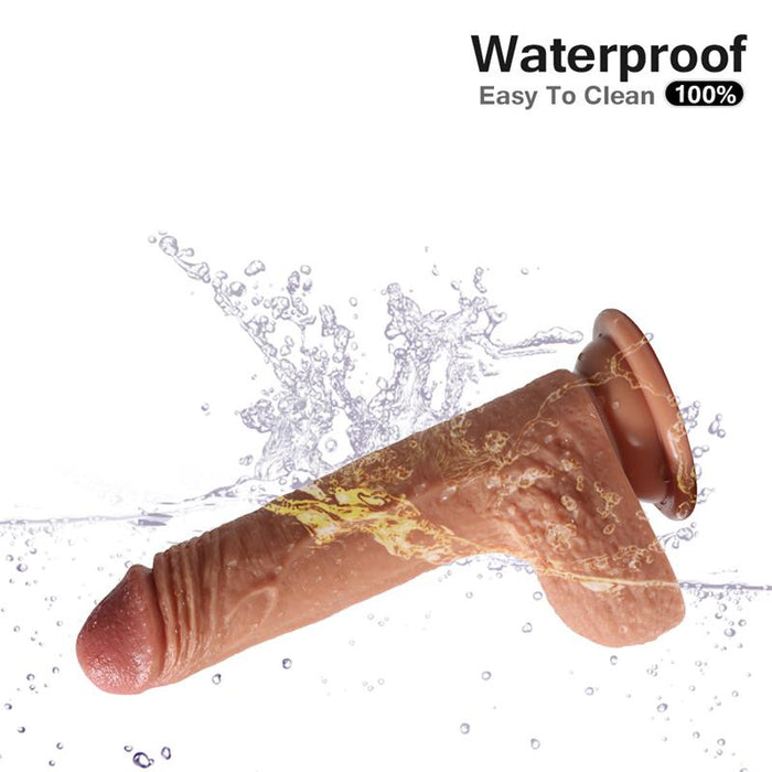 Dildo Silicona Doble Densidad Crowley 18 Cm