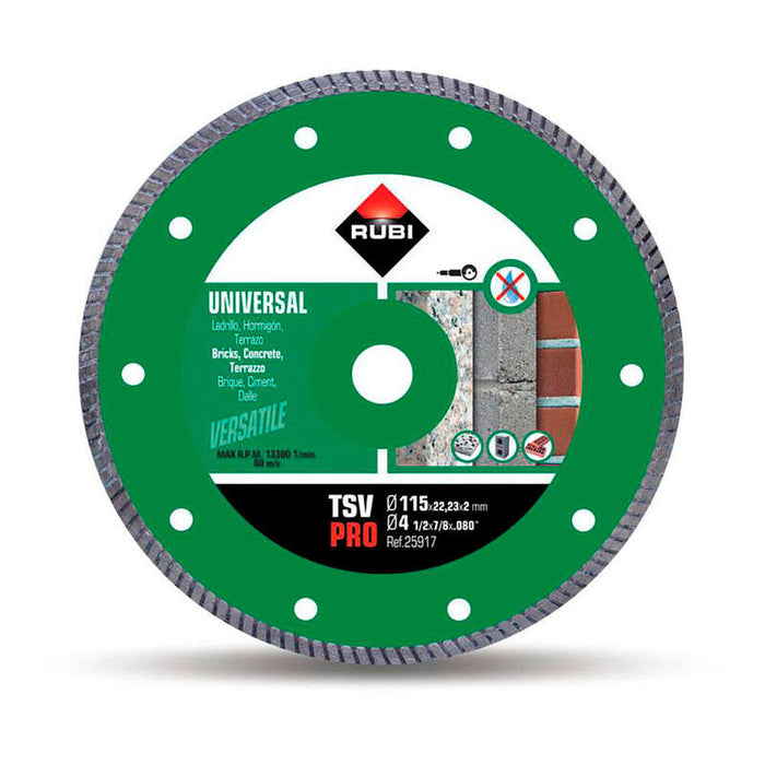 Disco Diamante Tsv Ø115mm Pro 25917 Rubi