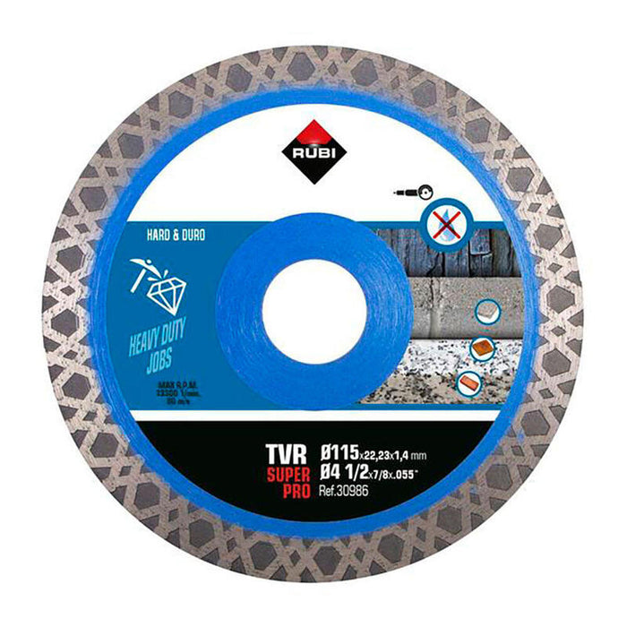 Disco Diamante Tvr Ø115mm Superpro 30986 Rubi