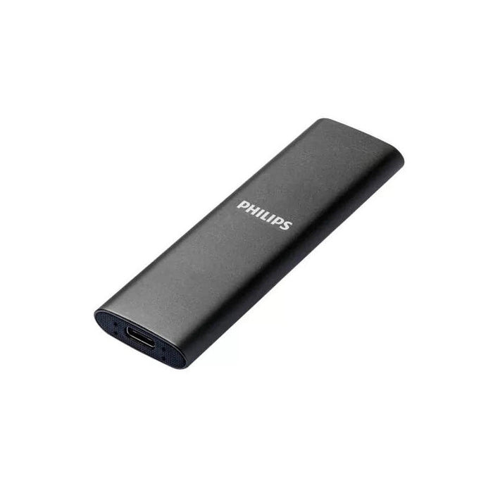Disco M.2 Externo Philips 250gb Usb-C/Usb3.0 540mb Ultra Slim Gris