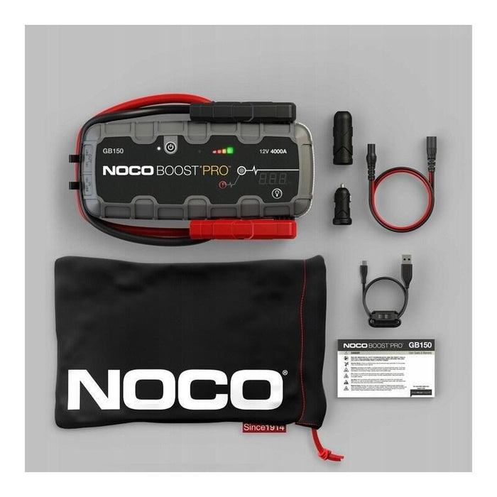 Dispositivo De Arranque Noco Gb150 Boost 12v 3000a Jump Starter Con Batería Integrada 12v/Usb