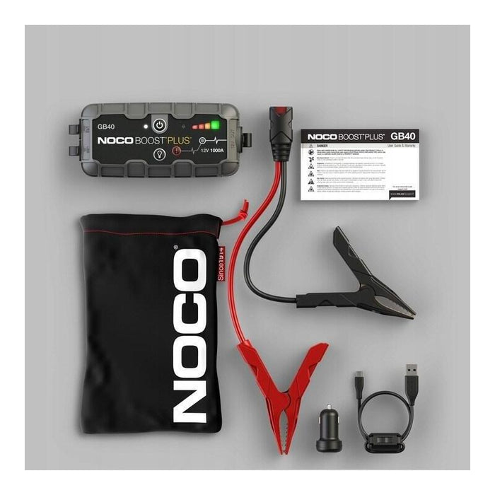 Dispositivo De Arranque Noco Gb40 Boost 12v 1000a Jump Starter Con Batería Integrada De 12v/Usb