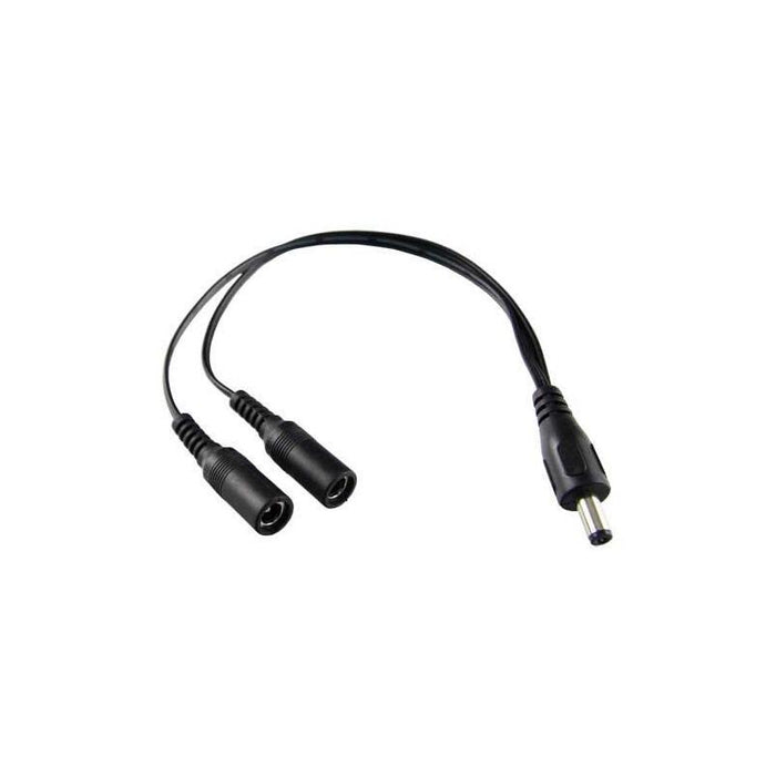 Distribuidor De Alimentación Para Cámaras De Seguridad- 1 Entrada  Macho Estándar - 2 Salidas Hembra