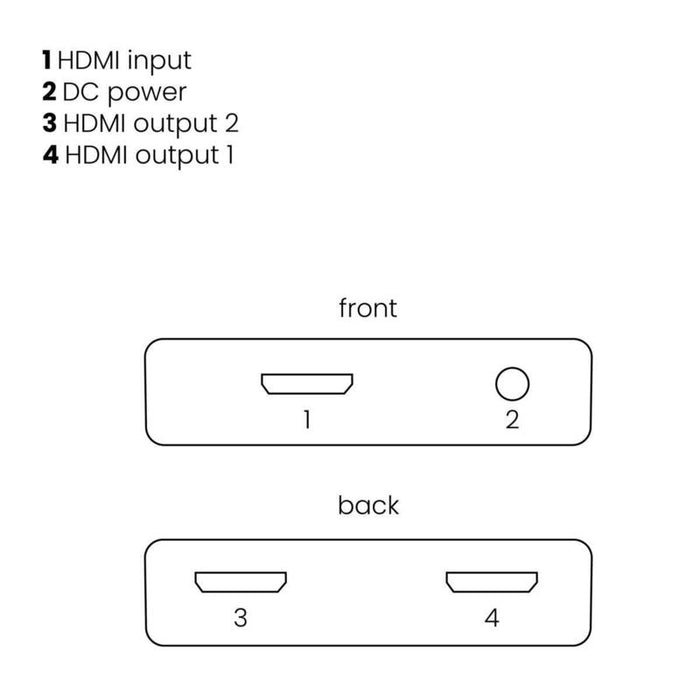 Divisor Hdmi Marmitek Split 312 Uhd
