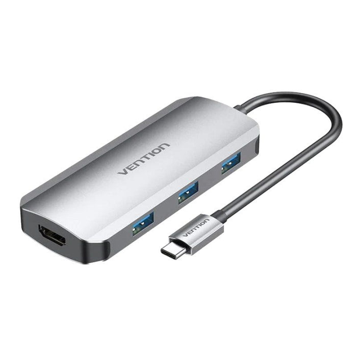 Docking Usb Tipo-C Vention Todhb 1xhdmi 3xusb 1xusb Tipo-C Pd Gris