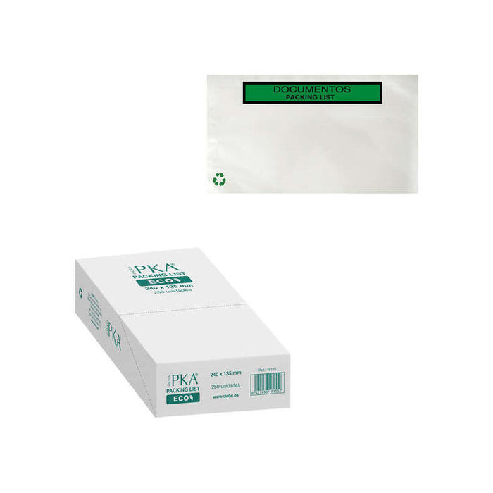 Dohe Caja De 250 Sobres Autoadhesivos Ecologicos - Packing List Especial Envios