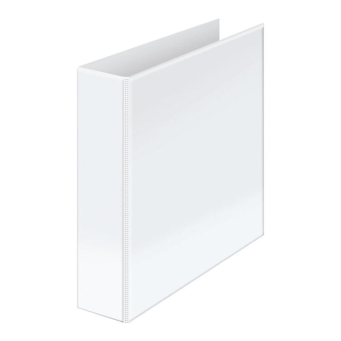 Dohe Carpeta Canguro Basic A4 - 2 Anillas Mixtas 65mm - Bolsa En Lomo Y Portada - Carton Forrado - Color Blanco