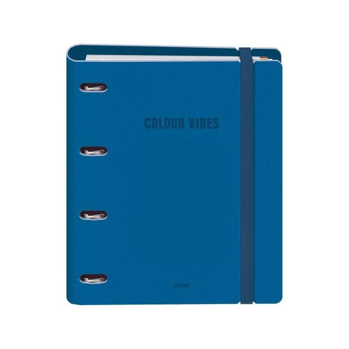 Dohe Colour Vibes Polyfoam Carpeta De 4 Anillas Mixtas De 35mm A4 Recambio 100 Hojas Cuadricula 5mm - Cubierta De