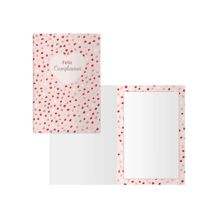Dohe Pack De 6 Tarjetas De Felicitacion De Cumpleaños - 11.5x17cm - Impresion A Todo Color - Estampaciones Con Pelicula