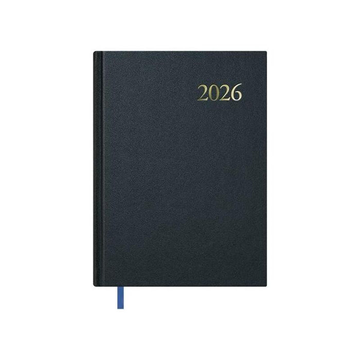 Dohe Segovia Agenda Anual - Dia Pagina - Sabado Y Domingo Misma Pagina - Tamaã±O 17x24cm - Negro