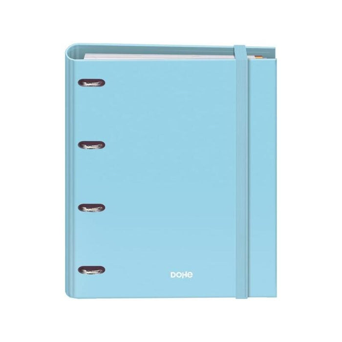 Dohe Serenity Carpeta De 4 Anillas Mixtas De 35mm Recambio 100 Hojas Cuadricula 5mm - Formato A4 - Cierre Con Goma -