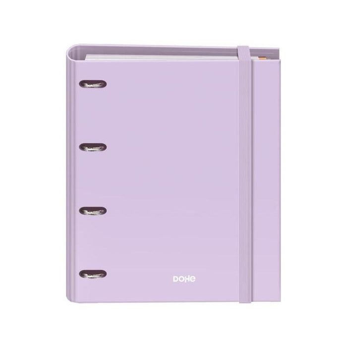 Dohe Serenity Carpeta De 4 Anillas Mixtas De 35mm Recambio 100 Hojas Cuadricula 5mm - Formato A4 - Cierre Con Goma -