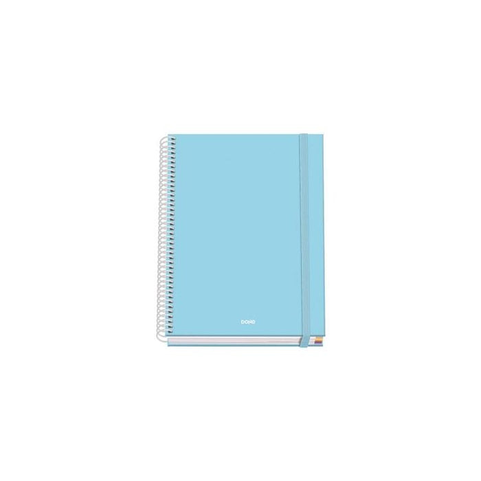 Dohe Serenity Cuaderno Espiral A5 100 Hojas Cuadricula 5mm - Tapa Dura Impresa A Todo Color Y Plastificada En Brillo -