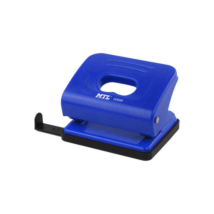 Dohe Taladro De Sobremesa - Taladra Hasta 16 Hojas - Con Guia Y Deposito De Papel