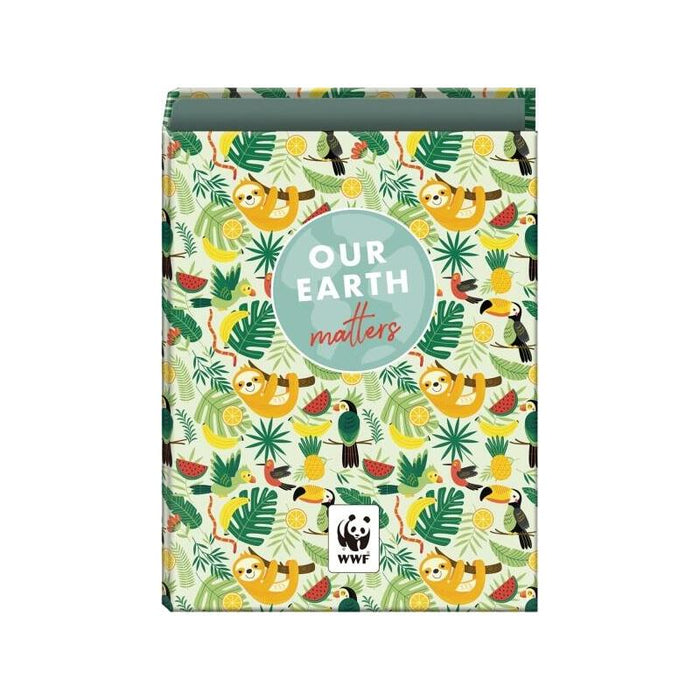 Dohe Wwf Tropic Carpeta De 4 Anillas Mixtas De 40mm - Formato Folio - Cubierta En Carton Forrado Plastificado