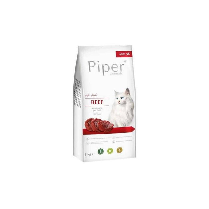 Dolina Noteci Piper Animals With Beef - Dry Cat Food - 3 Kg