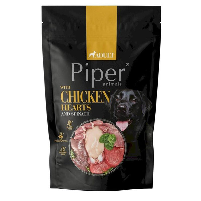 Dolina Noteci Piper Corazones De Pollo Y Espinacas Comida Húmeda Para Perro 500g