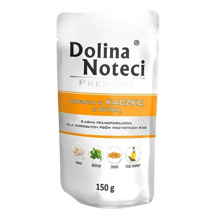 Dolina Noteci Premium Comida Húmeda Para Perros Pato Con Calabaza 150 G