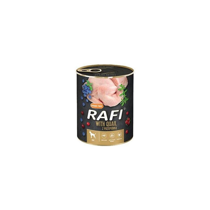 Dolina Noteci Rafi Comida Húmeda Para Perros Con Codorniz, Arándanos Y Arándanos Rojos - 800g