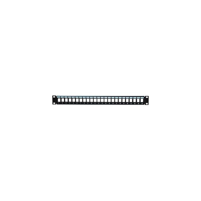 Drutp Patchpanel24-Blank Patch Panel Rack 19" 1u 24 Puertos Para Keystone