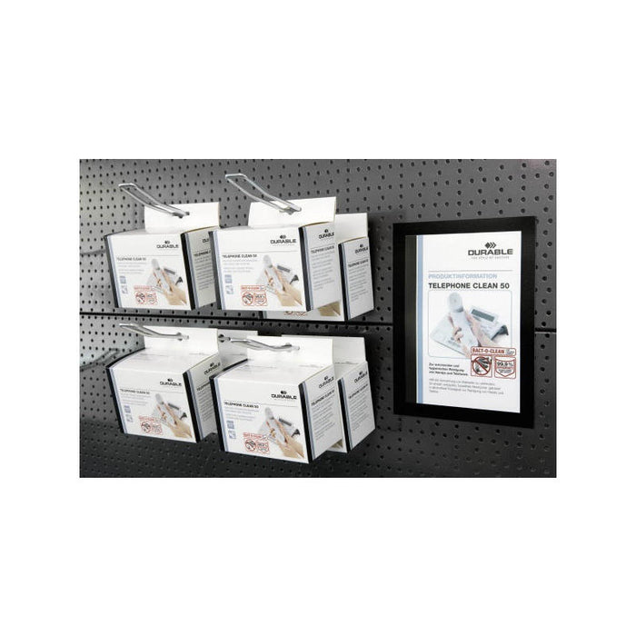 Durable Duraframe Magnético A5 5 Piezas Negro