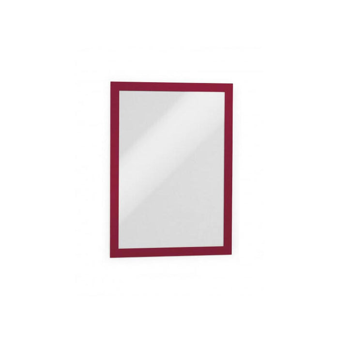 Durable Marco Magnético Duraframe A4 Grande Pack De 10 Rojo