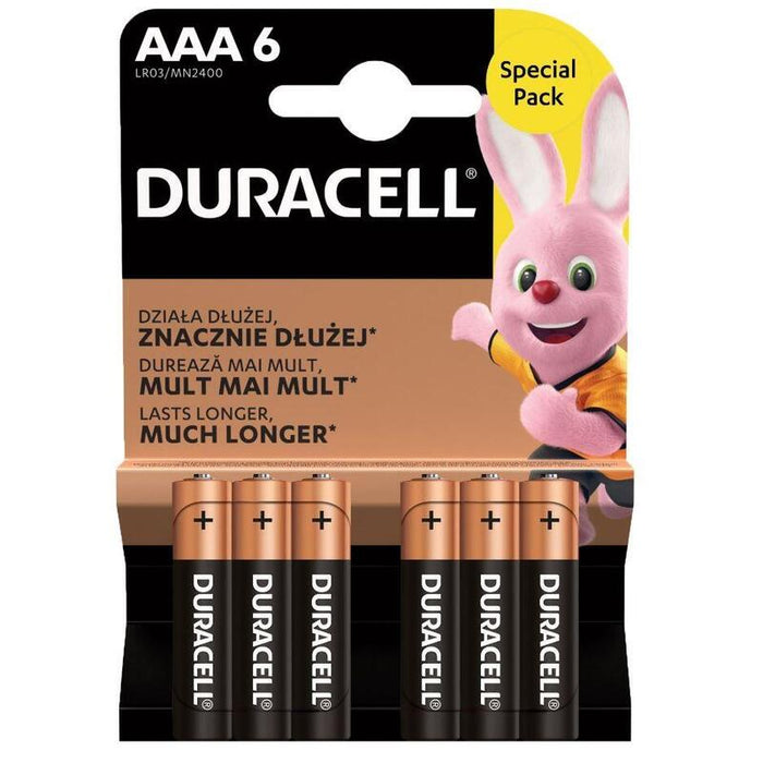 Duracell Basic Aaa/Lr3 Blister 6pcs