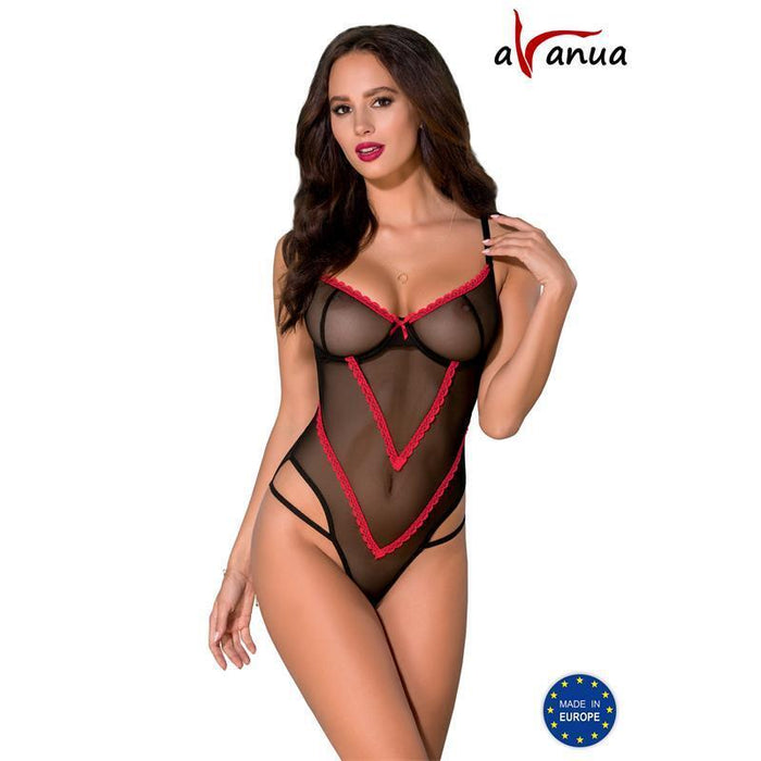 Duru Body Negro Y Rojo Talla (Interno):L/Xl