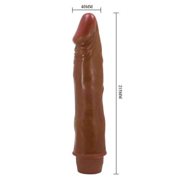 Baile - Dwarf Vibrador Realístico 21 Cm Mulato