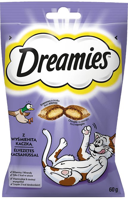 EAN 5998749116500 - Dreamies 5998749116500 premio y golosina para perro y gato Snacks Pato 60 g imagen 1