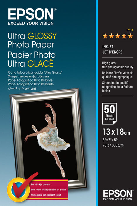 EAN 0010343855557 - Epson Ultra Glossy Photo Paper Brillo imagen 1