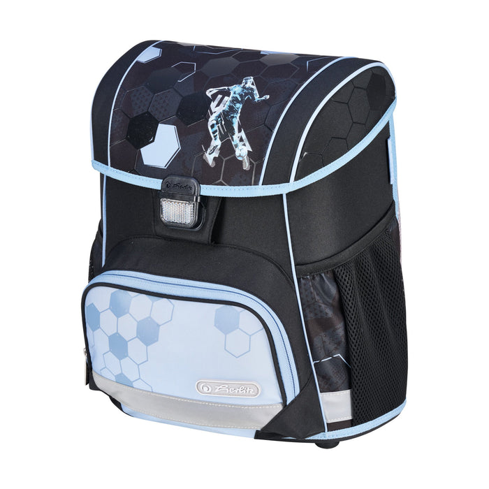 EAN 4008110399737 - Herlitz Loop Plus Cyber Soccer juego de mochila escolar Niño Poliéster Azul, Azul oscuro imagen 9